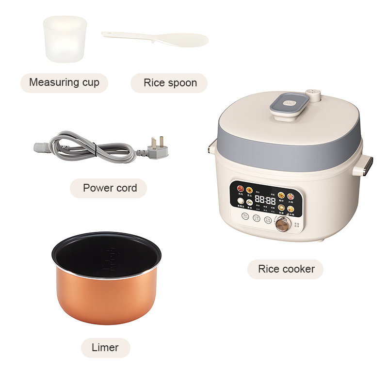 Touch key control 4L instant electric pressure cooker model multifunctional cooker