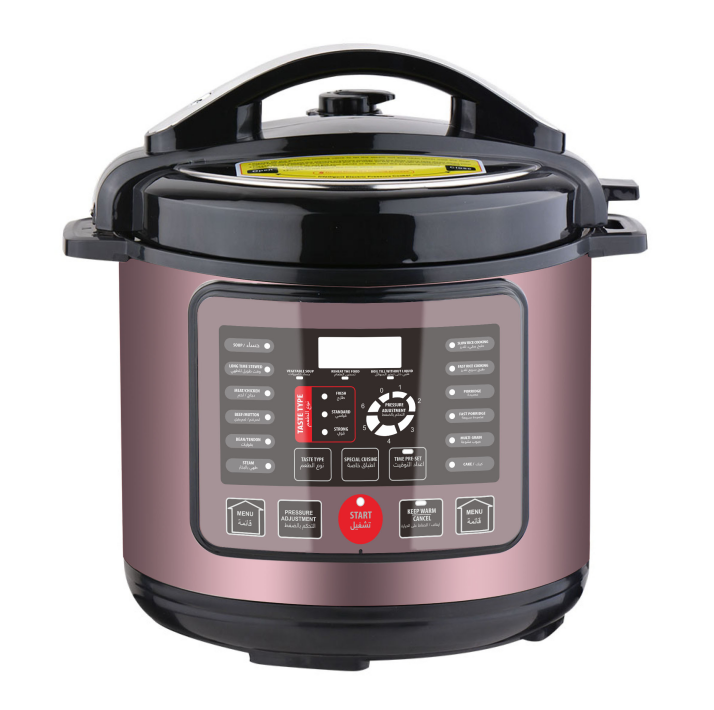 China 7 in 1 Programmable Microcomputer Automatic Sir Fry Multicooker Electric Pressure Cookers 5L