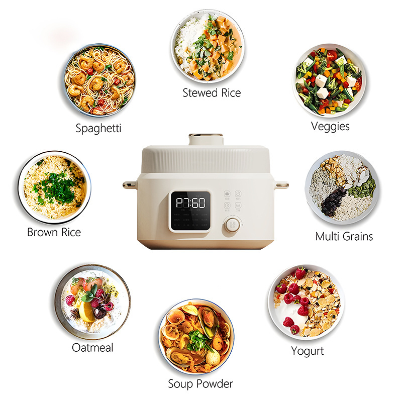 OEM ODM electric Rice pressure cooker 4L Stainless Steel 12in1 Intelligent electric pressure cooker multifunct