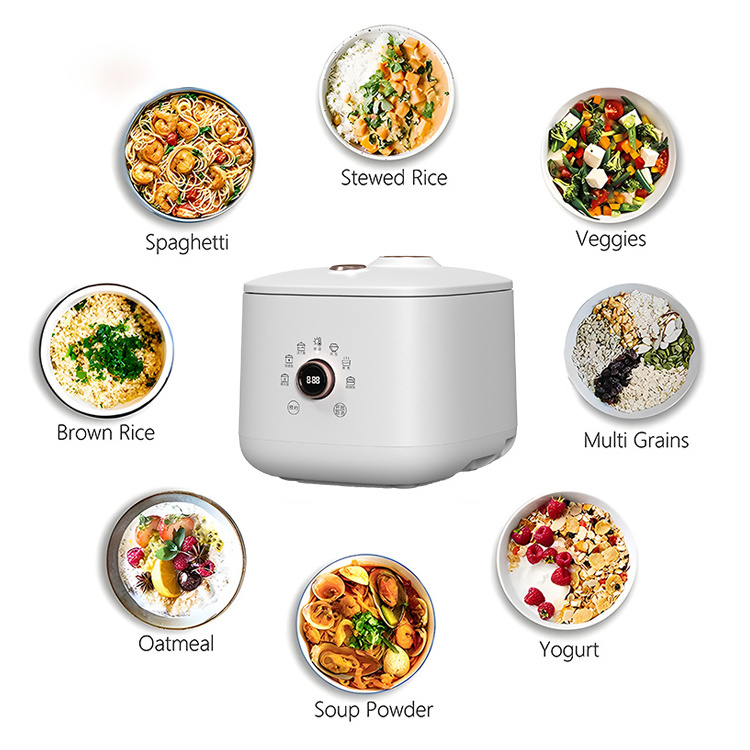 Multi purpose 3L smart household high quality square rice cooker electric non-stick coating inner pot