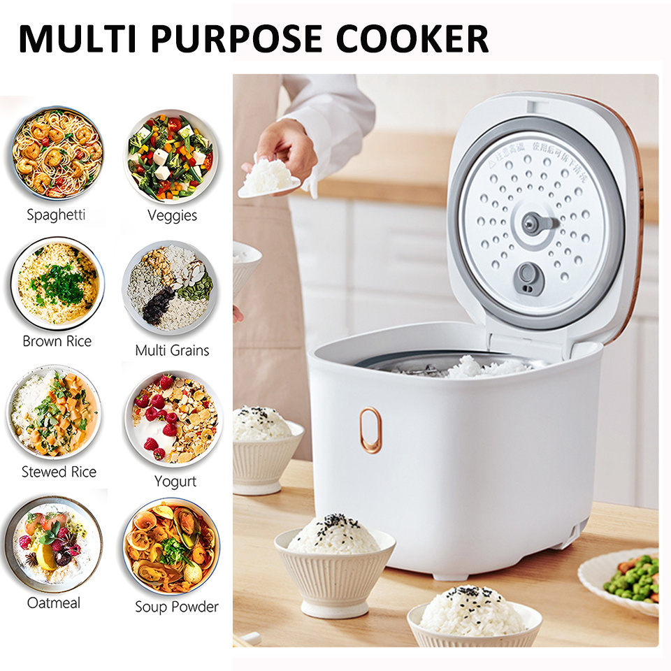 Low Suger Smart Multi Purpose Cooker Digital Electric Mini Rice Cookers With Non-stick Coating Inner Pot