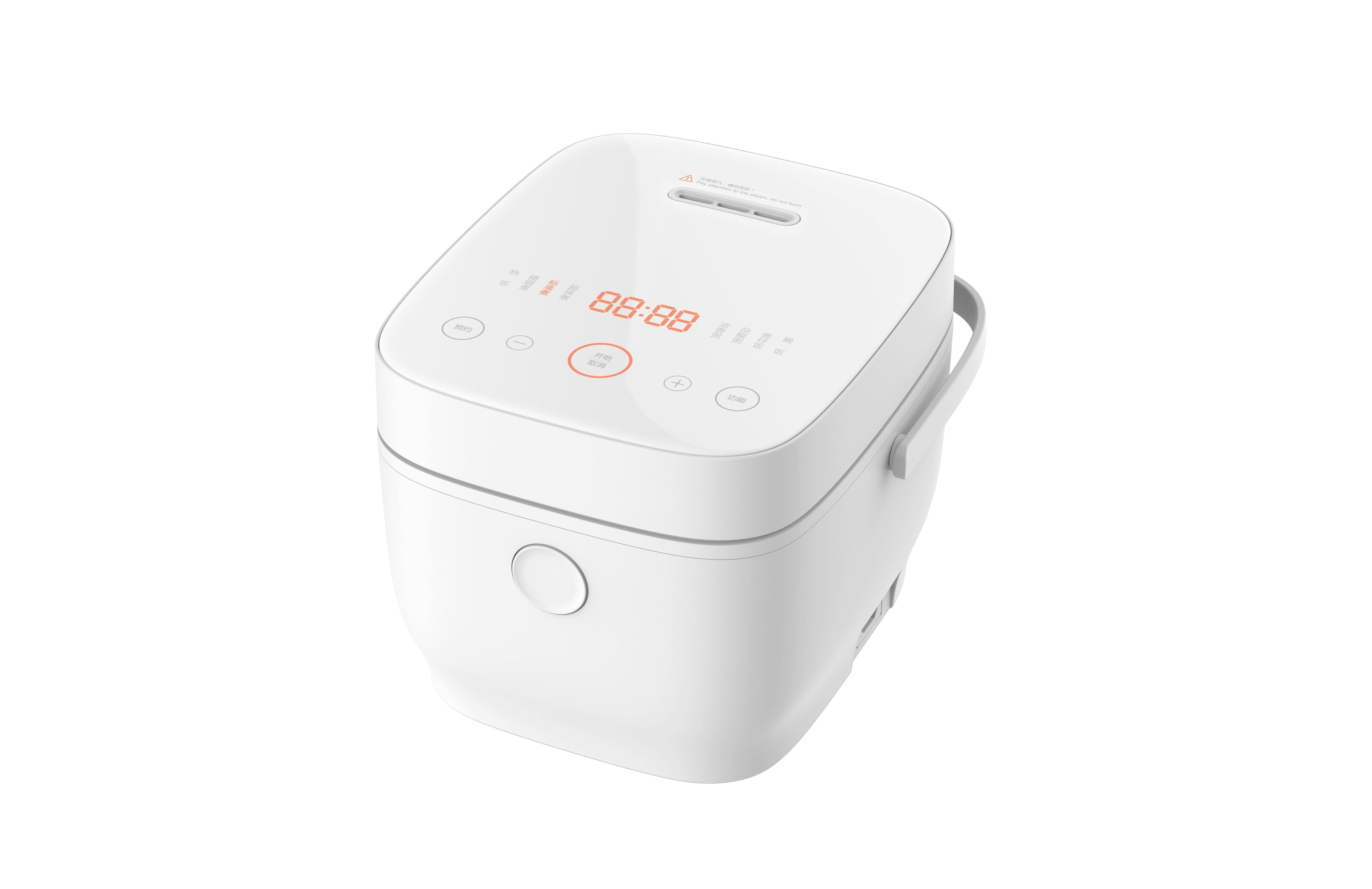 Electric Induction Heating Rice Cooker with Non-Stick Coating and LED Screen with Touch Selection Menu