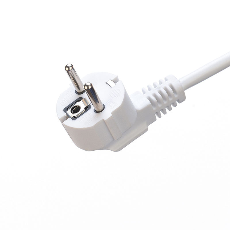 smart home office eu H05VV-F 3x1.5MM2 cable & 2 prong plug with standard ground 3 way socket extension power strip