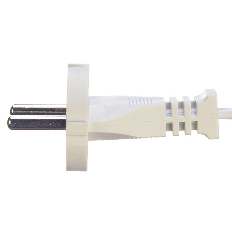 SNI approval 2 pin multi prong plug cotton covered electrical cable open end with crimping lugs for connecting mechanisms