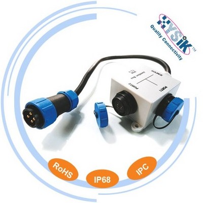 SP21 Docking waterproof 4 pin aviation connector ip68 power cable connector for auto electrical industry