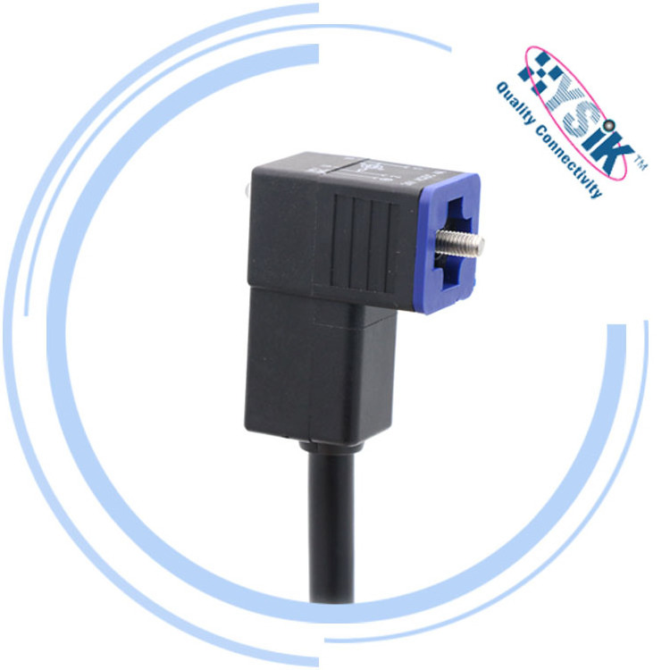 solenoid valve plug socket connector Din 43650 Form A B C Male 2+PE 3+PE PG9 Hirschmann connector