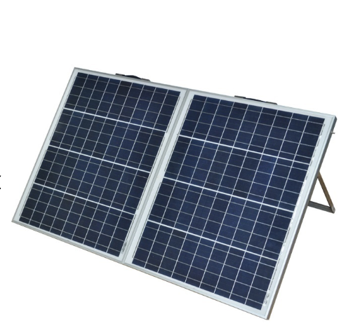 18V Foldable Solar Panel with 10A Charge Controller in Suitcase