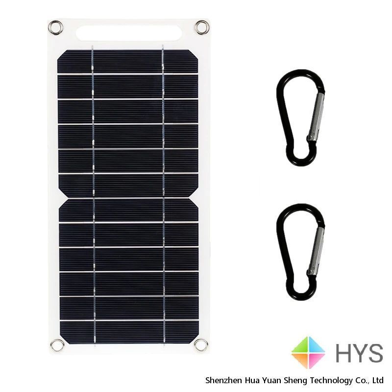 12V 6W Multi-function Battery Charger Portable Sunpower Solar Panel Charger for Camping Portable Solar Panel Solar Home System