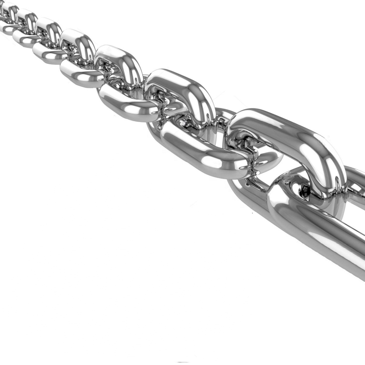 stainless steel custom industry chain link fence pet dog chain / chains for jewelry