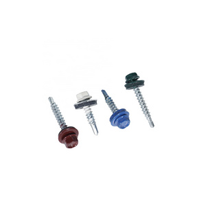 Stainless Steel Hex Washer Wafer Head Self Drilling Screw for Metal Wood Furniture Electrical Appliances