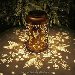 Solar Lanterns Outdoor Waterproof Hummingbird Garden Decor Gifts for Women Mom Grandma Hanging Solar Lights