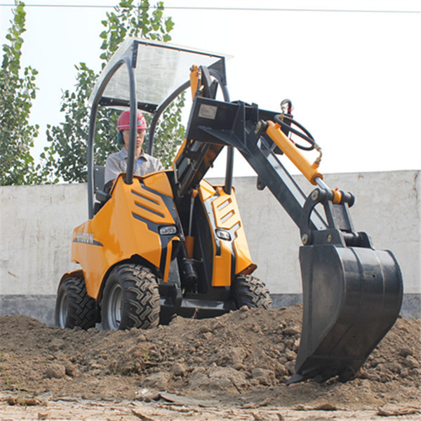 China CE Certificated small garden tractor loader backhoe