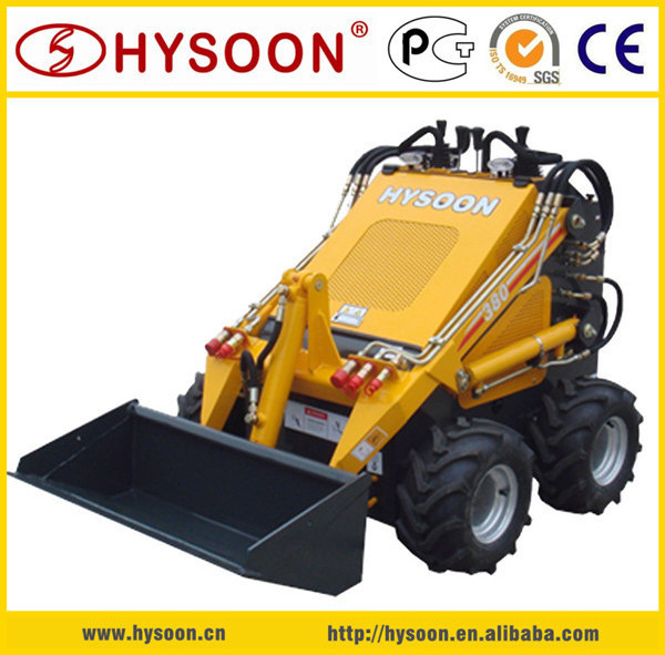 Small crawler bulldozer for sale, mini skid steer loader with angle blade attachment