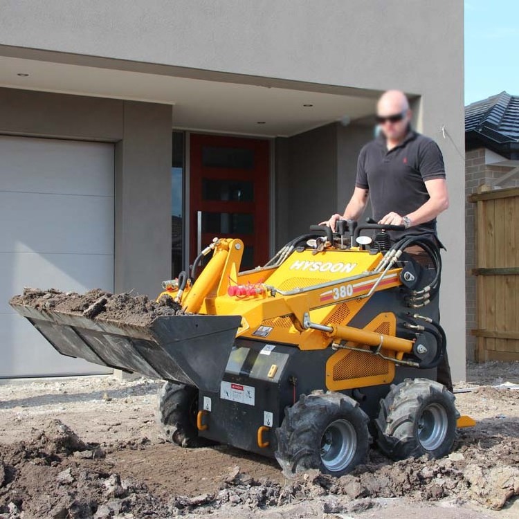 HYSOON mini skid steer loader, wheel loader, mini dumper