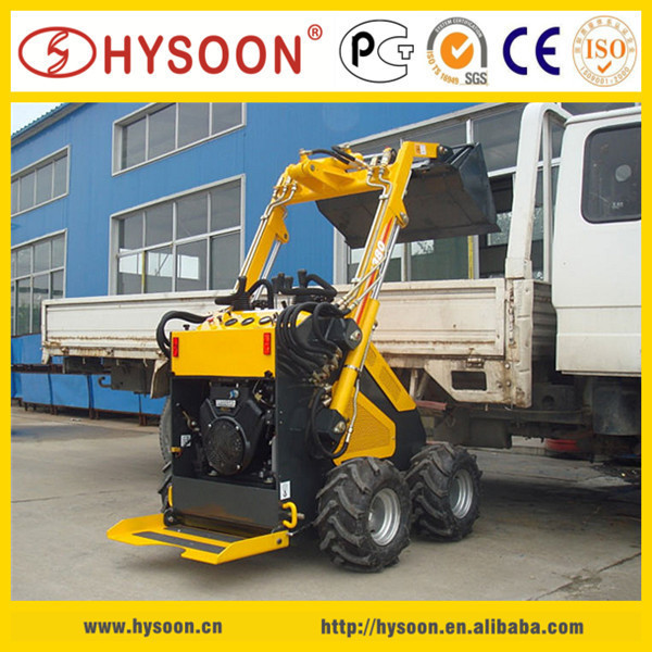 Small crawler bulldozer for sale, mini skid steer loader with angle blade attachment