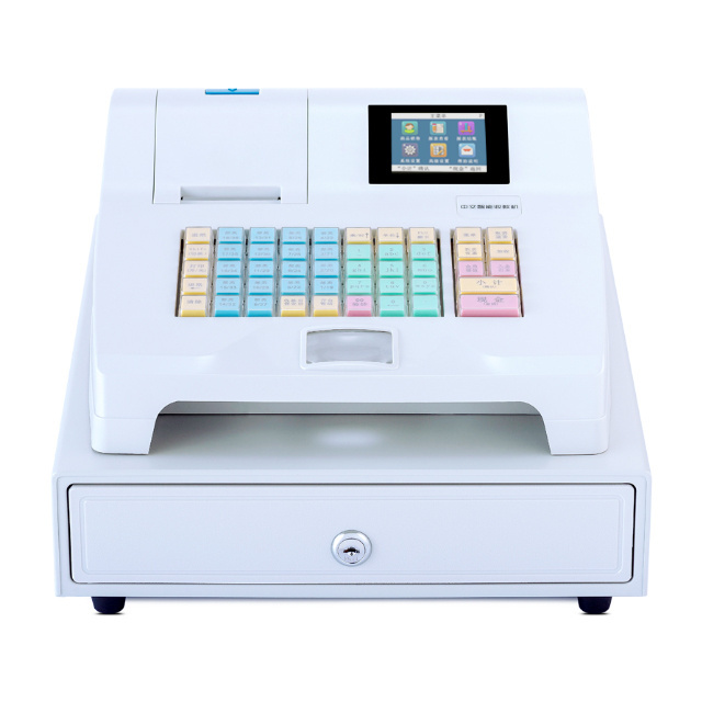 Hysoon cash register with credit card terminal fiscal pos system barcode scanner housing