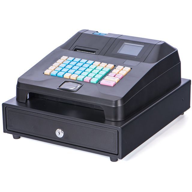 cheap portable fiscal cash pos machine retail terminal device electronic cash register with cash drawer 57mm printer for sale