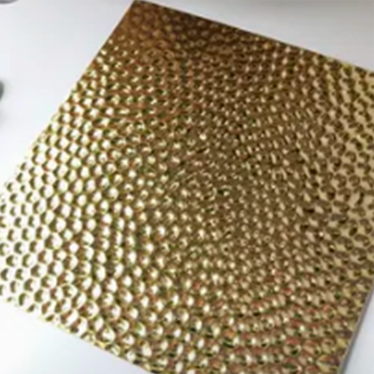 304/304l/316 Water Ripple 410 Decorative Sheets Gold Stainless Steel Brushed 4mm Price 1.5mm 1.8mm Plate Sheet Metal Embossing