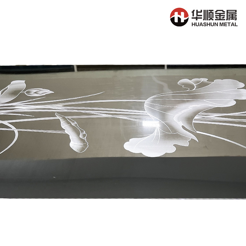 FINISH 304 2B SS Sheet Anti-fingerprint Etching Stainless Steel Brushed Hairline /NO.4 200 Series /300 Series /400 Series 1 Ton