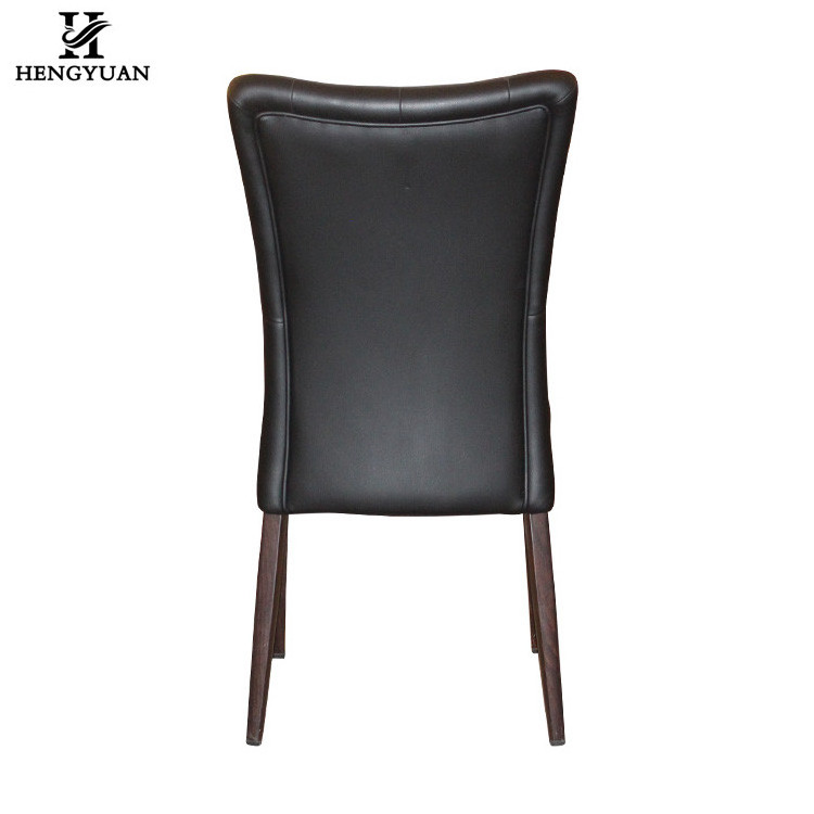 High-grade leather dining chair high back dining chair for sale