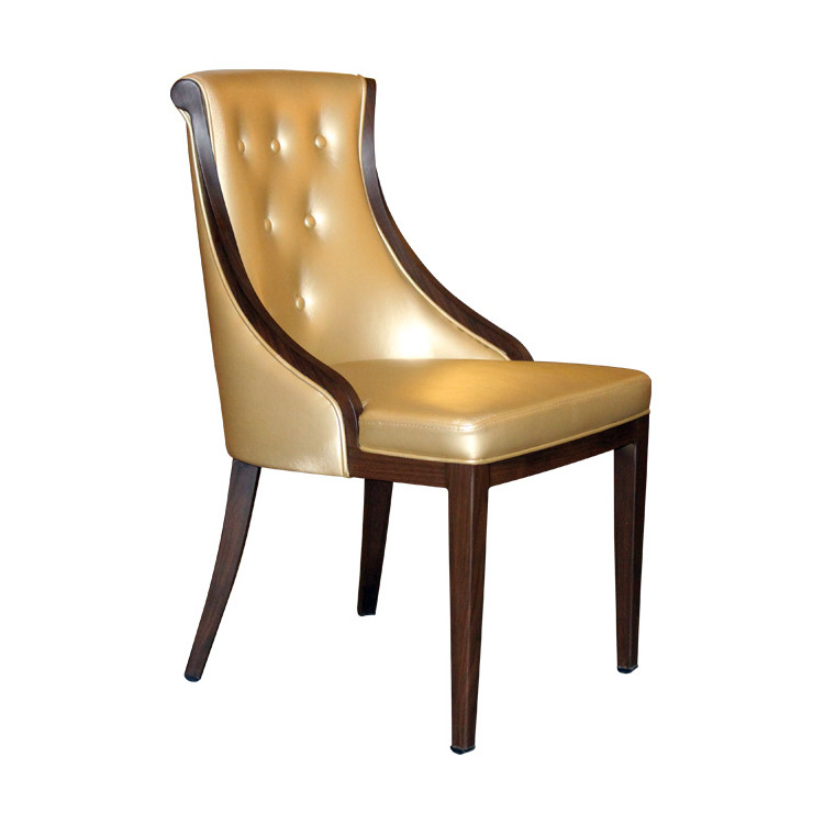 Nordic Armchair Aluminium Living Room Dining Chairs Gold Dining Chair