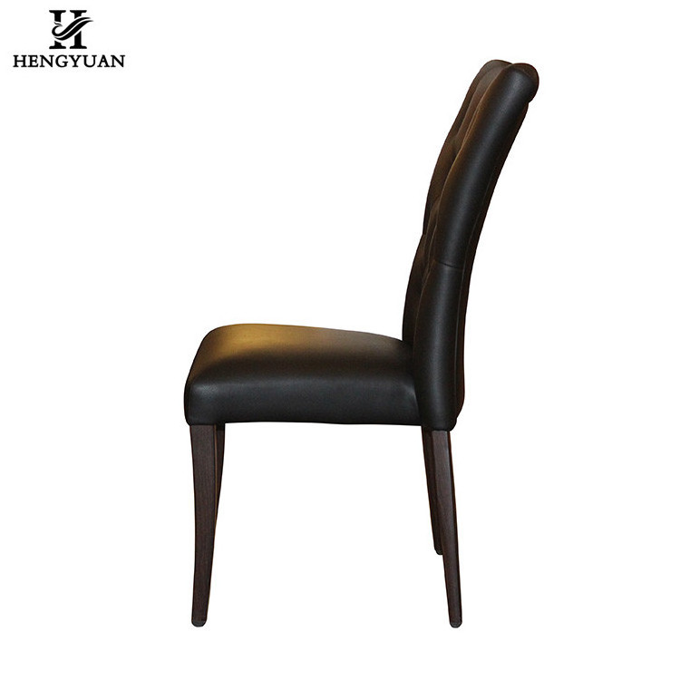 High-grade leather dining chair high back dining chair for sale