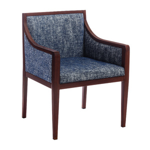 Restaurant Coffee Shop Chair Upholstery Backrest Hotel Armchair