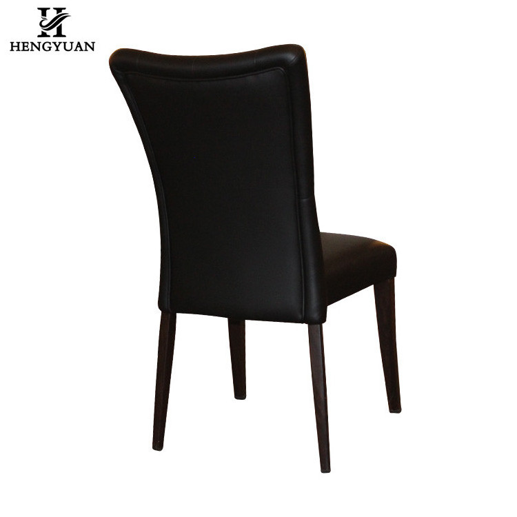 High-grade leather dining chair high back dining chair for sale