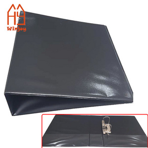 A4 Hard Paper Card Laminated PVC Outside Document Holder ,School Office Stationery 1.5"2 Ring Binder Plastic File folder