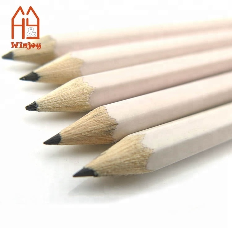 Promotional Short HB Golf Pencils With Eraser,OEM Printed Hexagonal Pencil