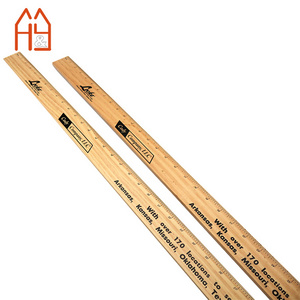 Wooden ruler custom, 120cm 1 meter 48 inches wooden ruler for promotion