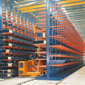 Steel Cantilever Lumber Pipe Pallet Rack with Corrosion Protection Feature