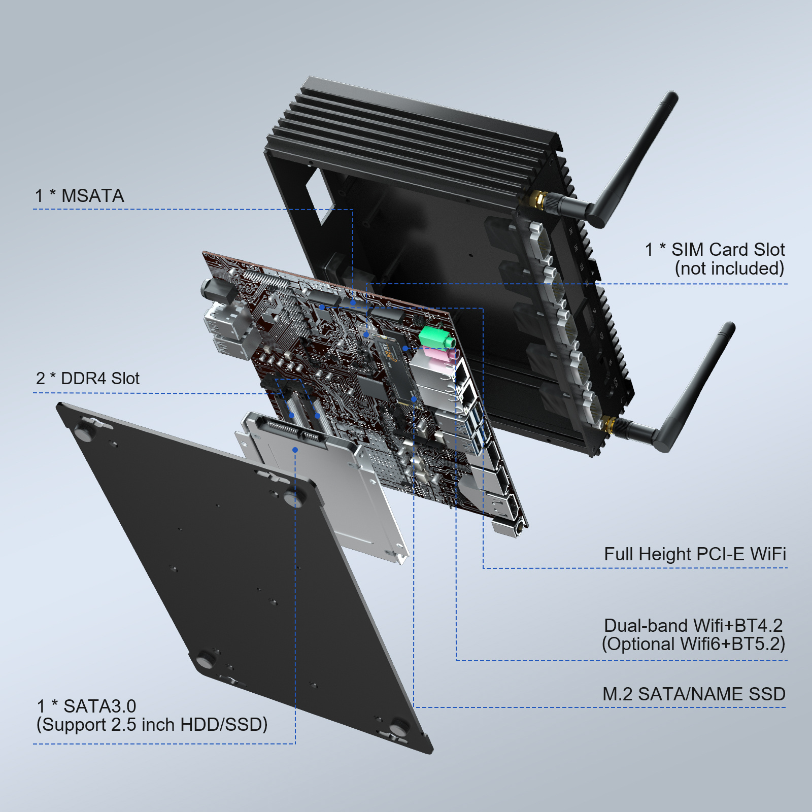 Inch Industrial Touch Screen Android Panel Pc 3070m I5 I7 Processor All In One Computer Embedded Tablet Network Cards 3060m