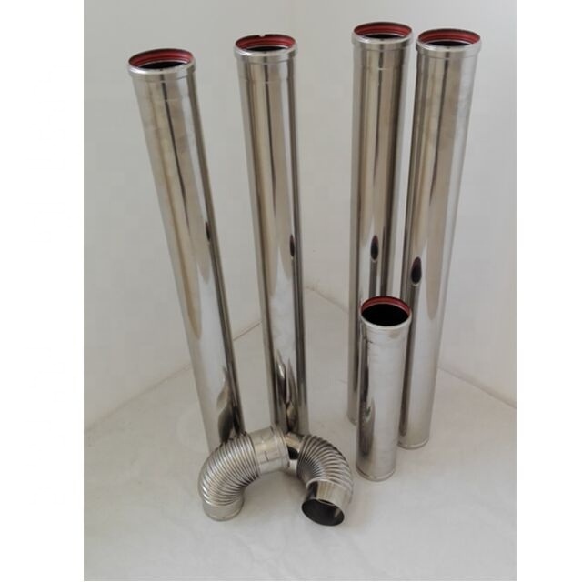 one set single layer double layer Chimney Hoods and Hats stainless steel SS304 solid chimeny smoke pipes tube