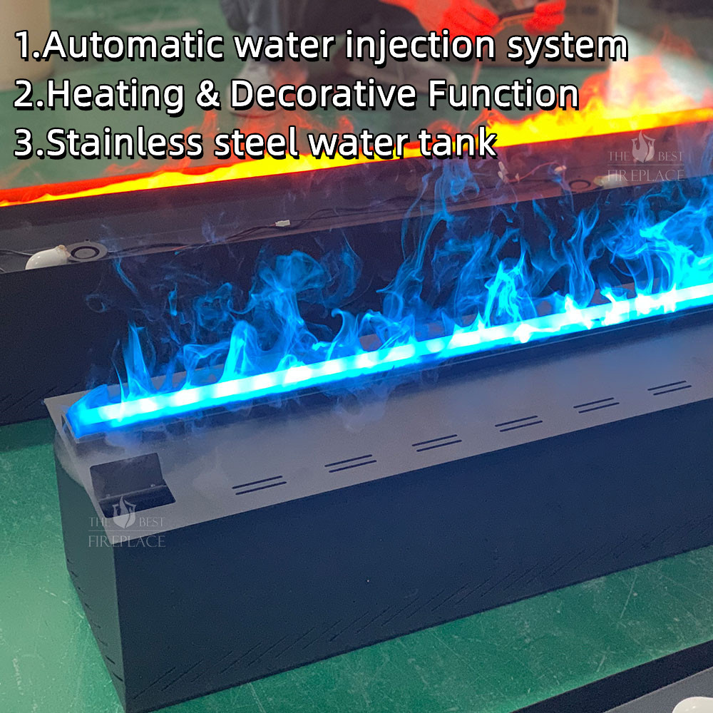 Decor Embedded Electronic Atomization 3d Steam Electric Fireplace Simulation Flame Steam Electric 3d Water Vapor Fireplace