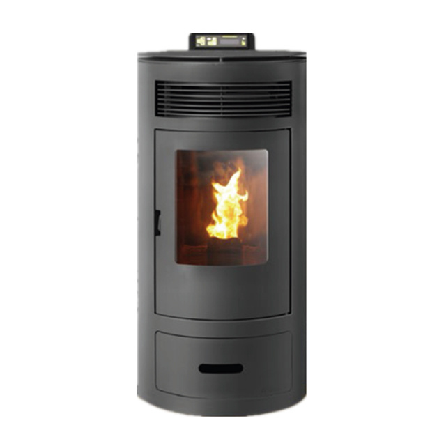 manufacturers for  sale red indoor gasifier  cast iron 12kw gravity fed mini pellet stove 24  wood pellet mini stove