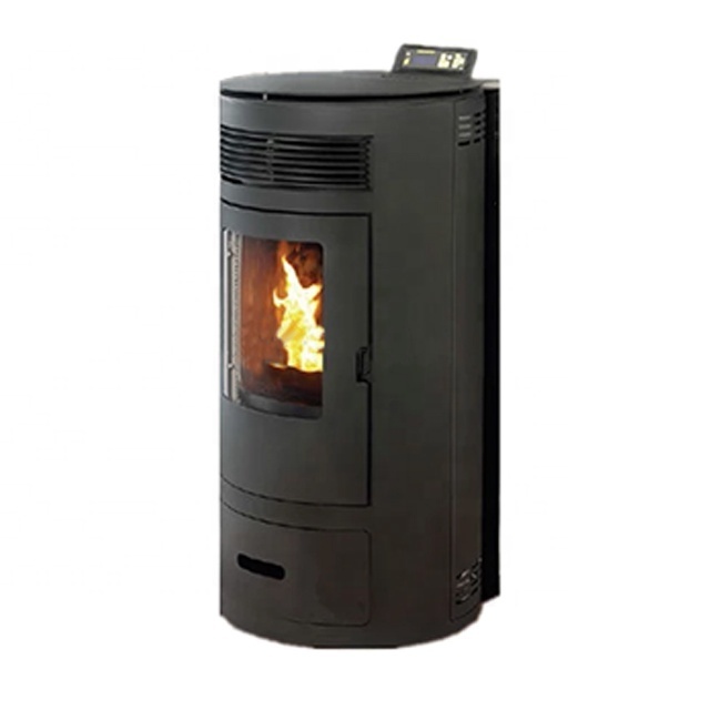 manufacturers for  sale red indoor gasifier  cast iron 12kw gravity fed mini pellet stove 24  wood pellet mini stove