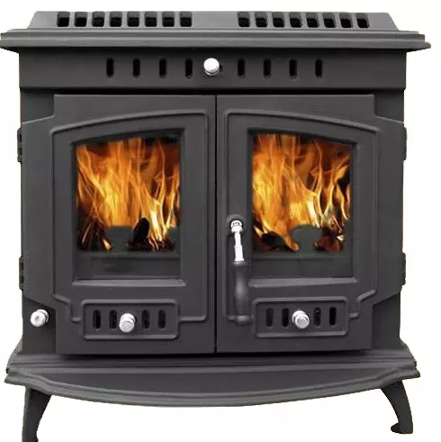 double door High capacity cast iron wood burning stove wood fireplace wood stove burner indoor