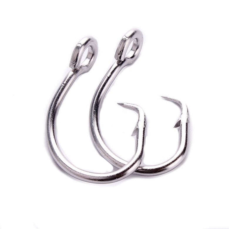 high quality stainless steel high carbon steel 39960ss  tuna shark circle hook 9/0 16/0 for longline fishing