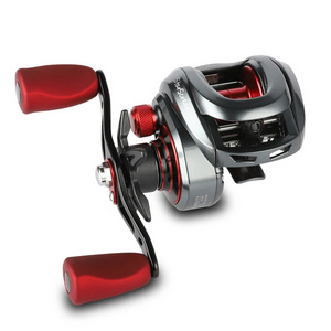 Wholesale reel  8+1BB Bearing Baitcaster Reel 7.3.1Gear Big Game black anti-blast Casting Bait metal Fishing reels Saltwater