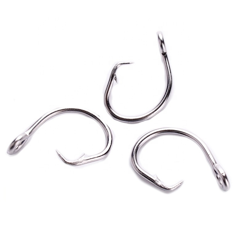 high quality stainless steel high carbon steel 39960ss  tuna shark circle hook 9/0 16/0 for longline fishing