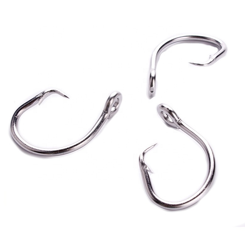 high quality stainless steel high carbon steel 39960ss  tuna shark circle hook 9/0 16/0 for longline fishing