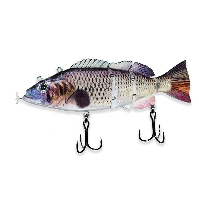 Robotic Swimming Fishing Electric Lures  USB Rechargeable  Wobbler Multi Jointed swimbait Hard Lures Fishing Tackle