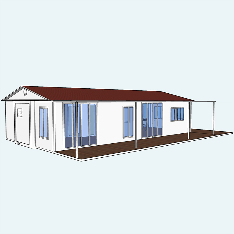 HYSUN 2 bedroom expandable container house 20ft/40ft mobile house with solar en 40 feet prefab expandable container home