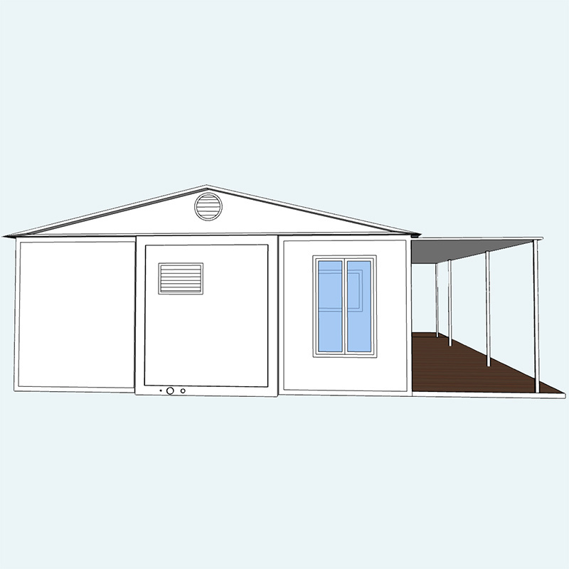 HYSUN 2 bedroom expandable container house 20ft/40ft mobile house with solar en 40 feet prefab expandable container home