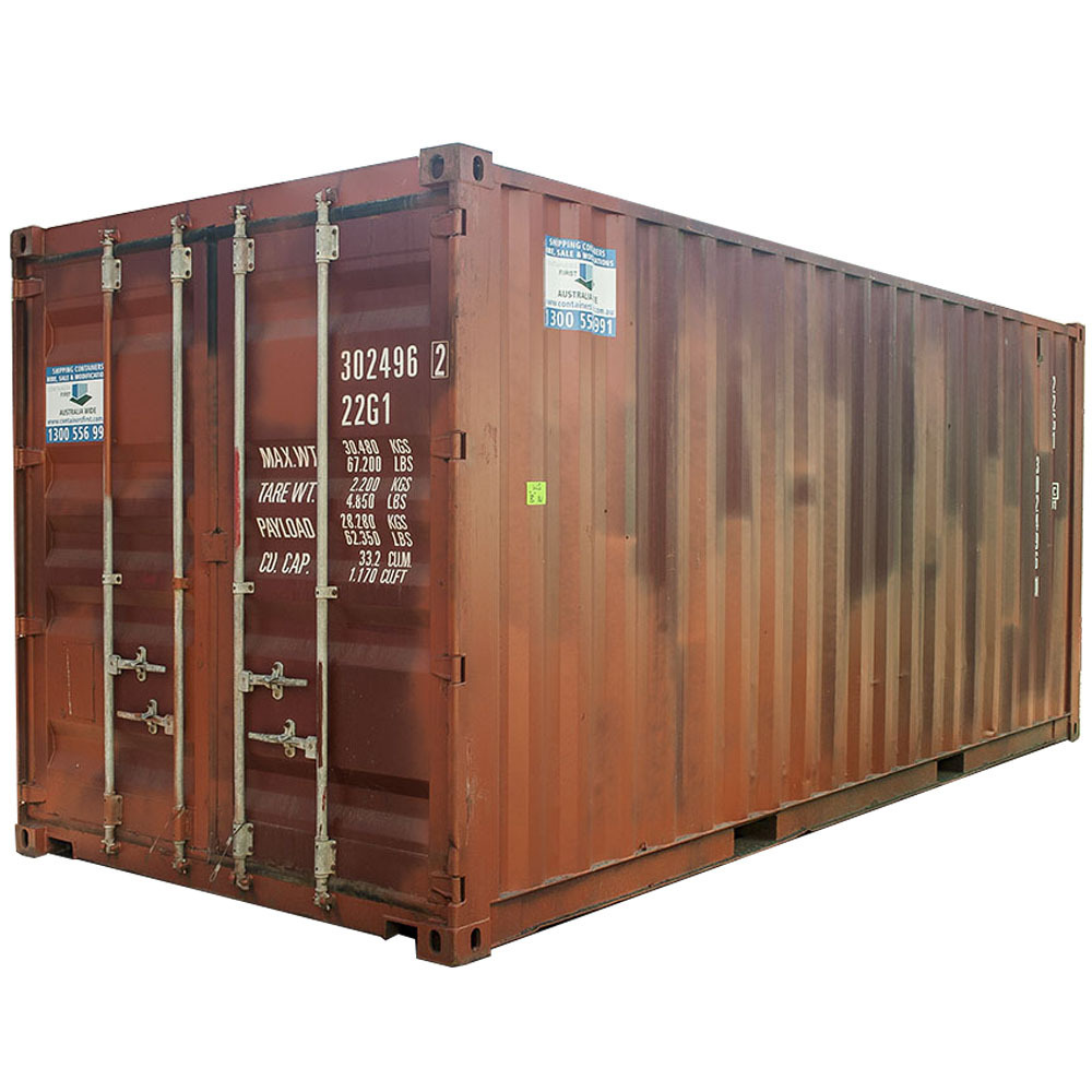 20ft Containers Second Hand Prefab ISO 20 FT Secondhand Cargo Shipping Container for Sale in Qingdao, Shanghai, Tianjin Port