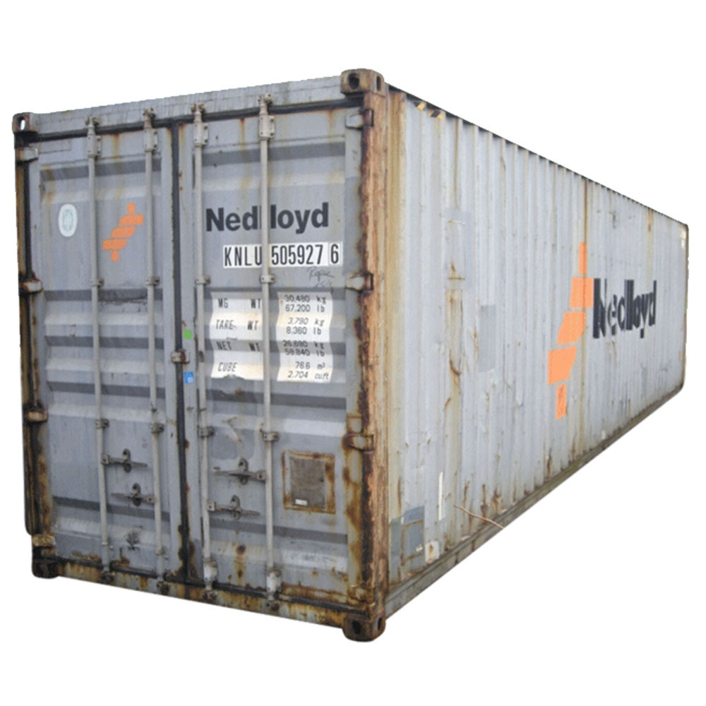 40ft High Cube Used Dry Cargo ISO or 20ft Shipping Container in United States of America Port