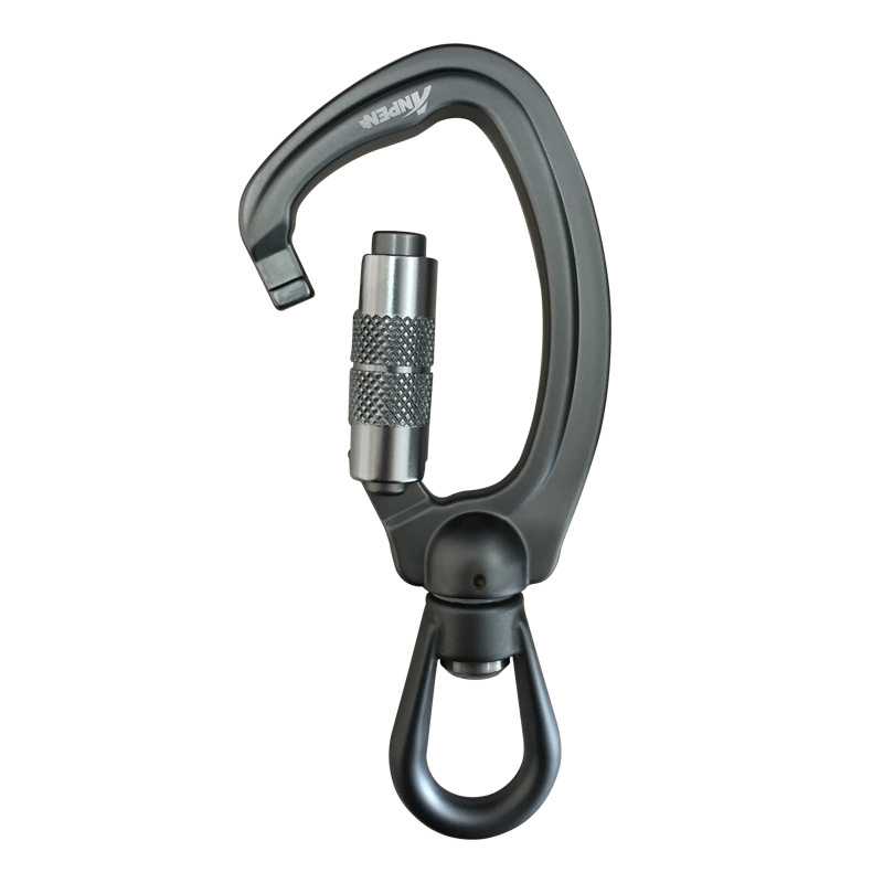 Swivel karabiner Twist Lock Aluminium Climbing Carabiner