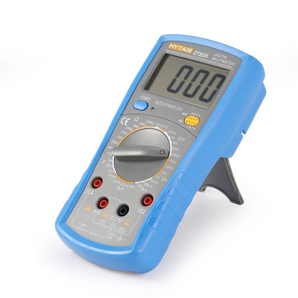 New Auto Range 1000V 20A Digital Capacitance Tester True RMS Res Ohm Hz AC DC Voltage Meter Multimetro Smart Multimeters