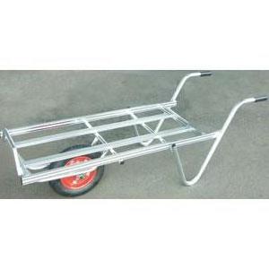 Push Cart Dolly Platform Tool Cart TC2403 top quality metal platform garden wagon cart with 120kgs Load Silver